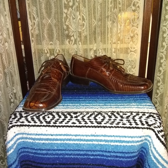 Stacy Adams Genuine Snake Shoes